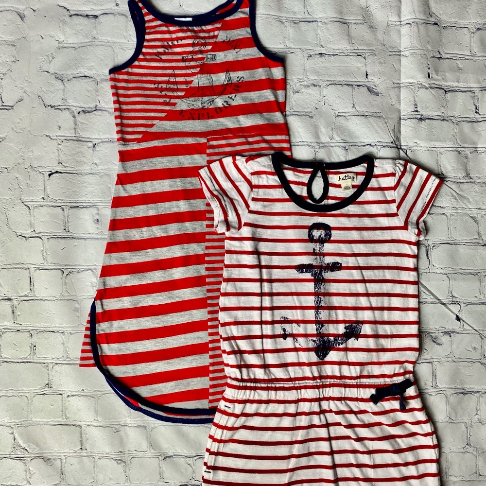 Nautical Summer Dresses (Sz 4)
